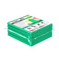 Мешки для мусора 160 л, зеленые, в пачке 10 шт., ПВД, 40 мкм, 900х1100 мм, i-Bag в Алмате