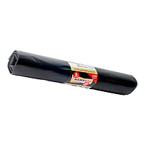 Мешки для мусора 240 л, черные, в рулоне 5 шт., ПВД 80 мкм, 1300х900 мм, МЕШКОFF, 4217 в Алмате