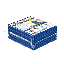 Мешки для мусора 160 л, синие, в пачке 10 шт., ПВД, 40 мкм, 900х1100 мм, i-Bag в Алмате
