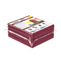 Мешки для мусора 160 л, бордовые, в пачке 10 шт., ПВД, 40 мкм, 900х1100 мм, i-Bag в Алмате