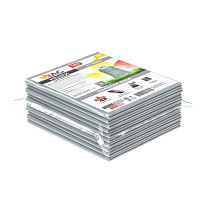 Мешки для мусора 160 л, светло-серые, в пачке 10 шт., ПВД, 40 мкм, 900х1100 мм, i-Bag в Алмате